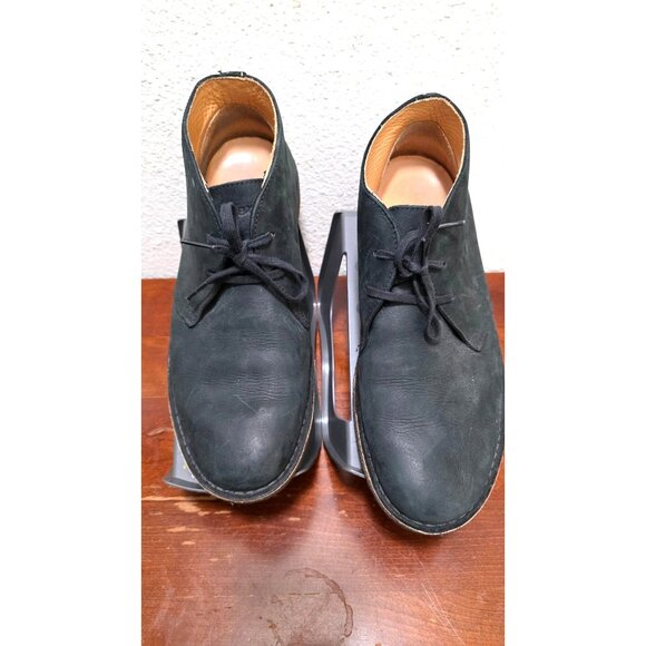 Astorflex Men's Black Desert Chealse Boots Lace-Up Leather Made in Italy Size 44 - Picture 2 of 9